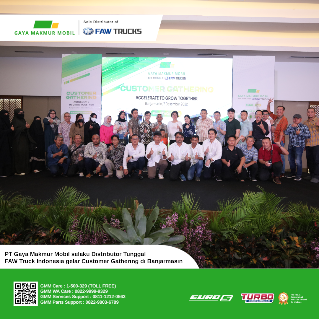 PT Gaya Makmur Mobil Mengadakan Customer Gathering di Banjarmasin