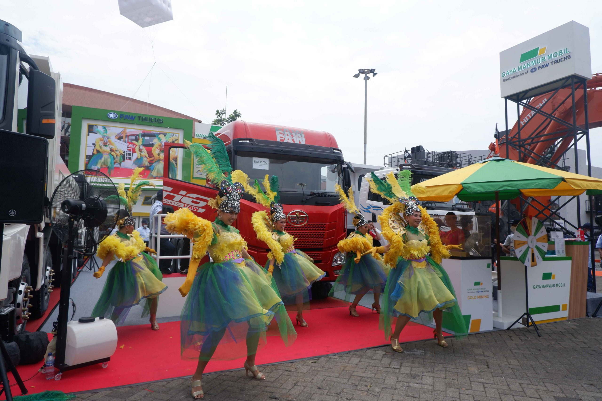 FAW Trucks Hadirkan Truk Canggih dan Ramah Lingkungan pada Mining Expo Indonesia 2022