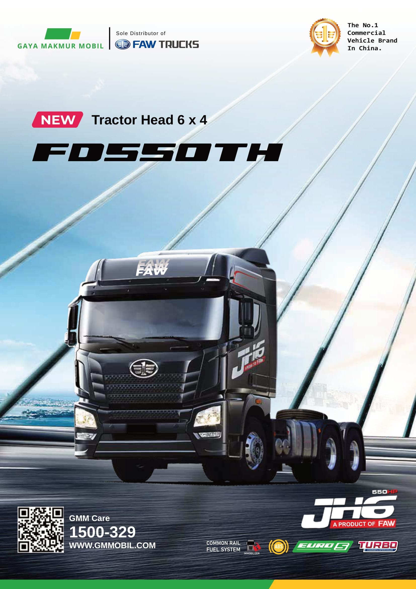 Tractor Head Dari PT Gaya Makmur Mobil (FAW Trucks Indonesia)