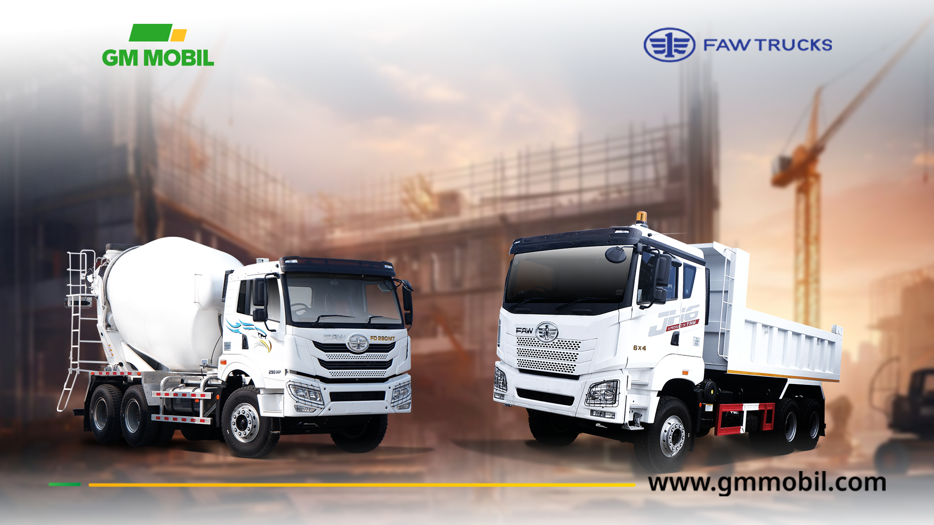 Truk Besar: Konstruksi Cepat dengan Truk Pasir FAW