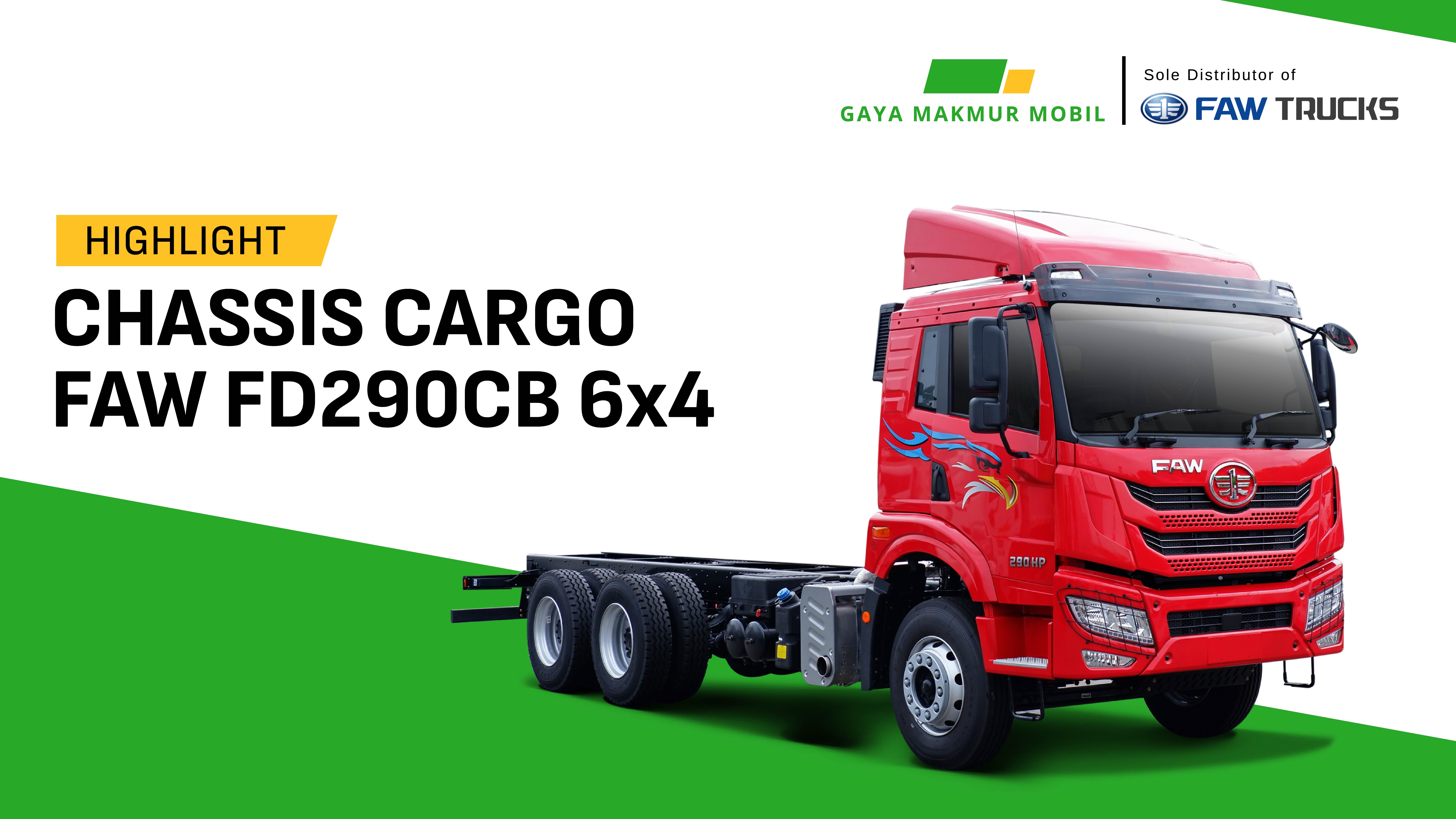 CARGO TRUCK FAW FD290CB 6x4 UNTUK KEBUTUHAN BISNIS INDUSTRI BBM DI INDONESIA