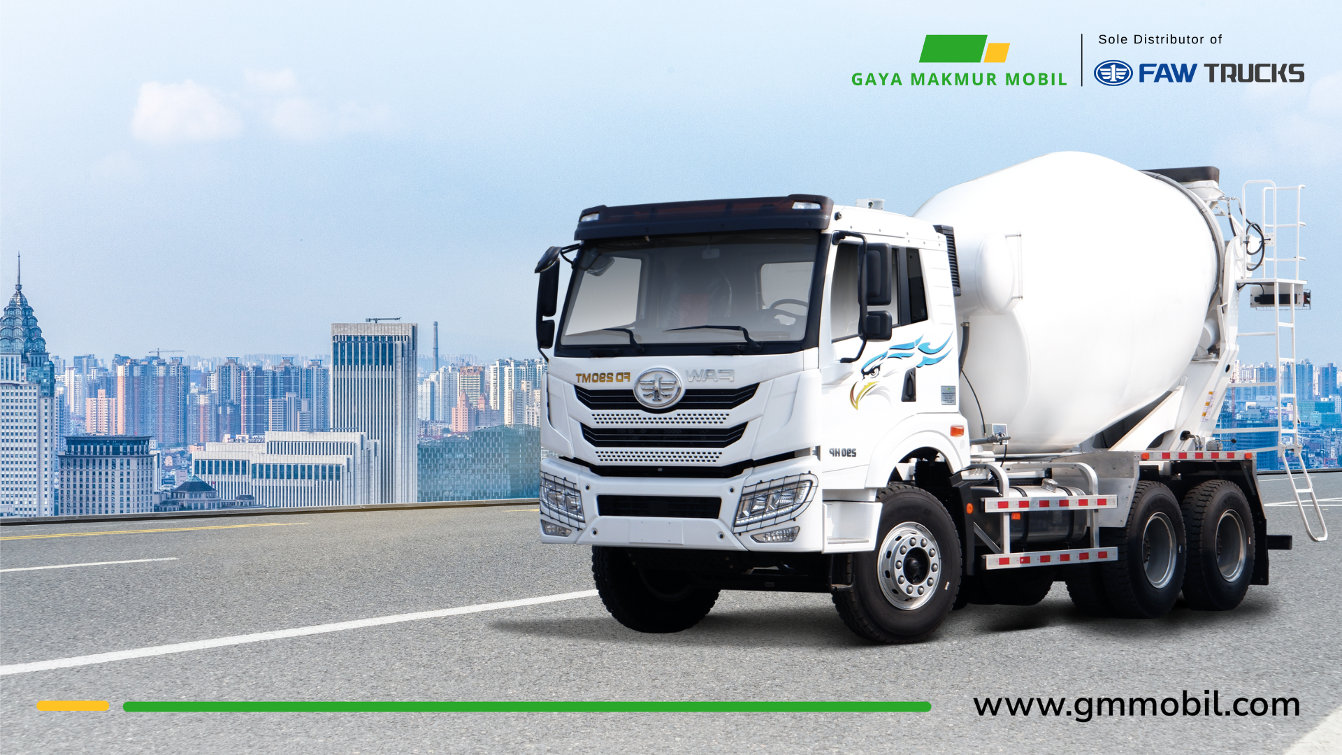 Mixer Truck FAW FD290MT 6x4 Menjadi Solusi Andalan Untuk Mengaduk Beton Konstruksi Anda