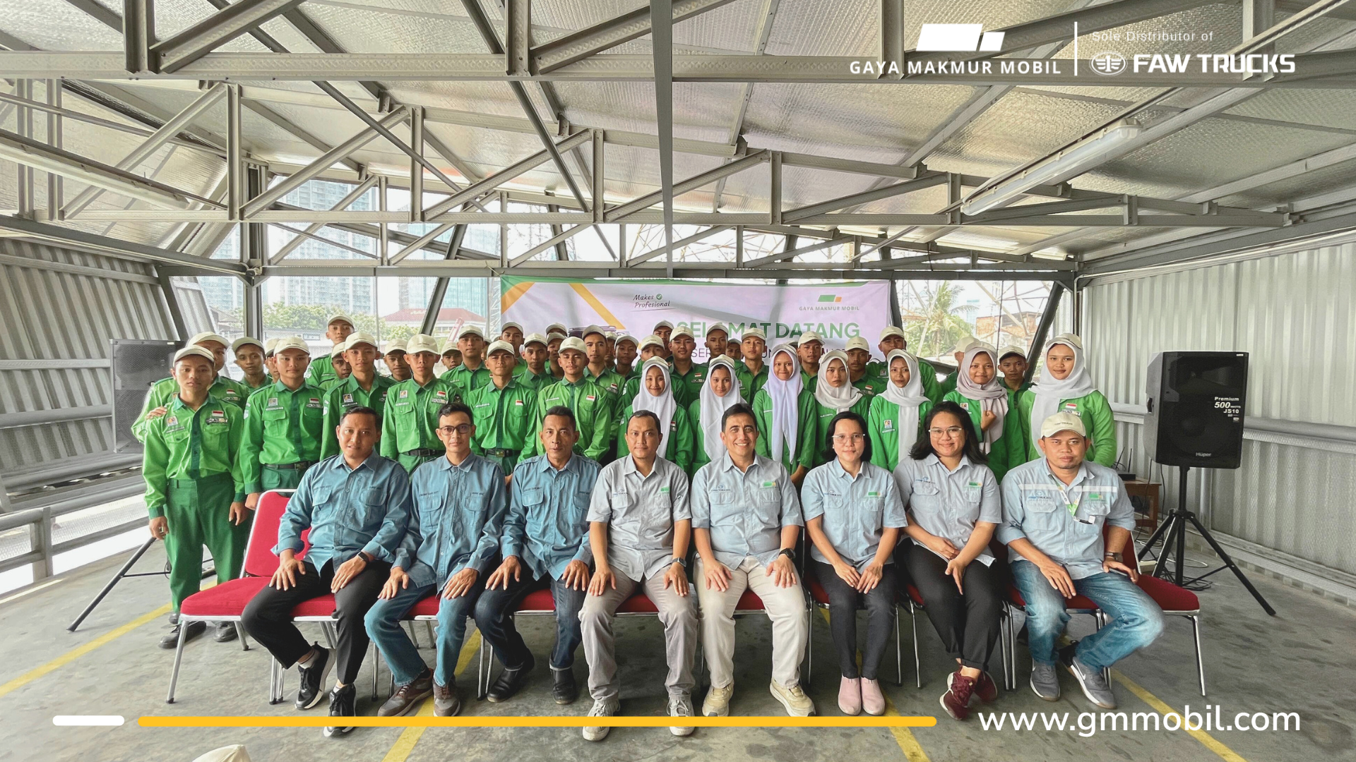 Peserta Kunjungan Industri GMM School Dari Sekolah SMK MA'ARIF NU1 Sumpiuh Banyumas, Jawa Tengah