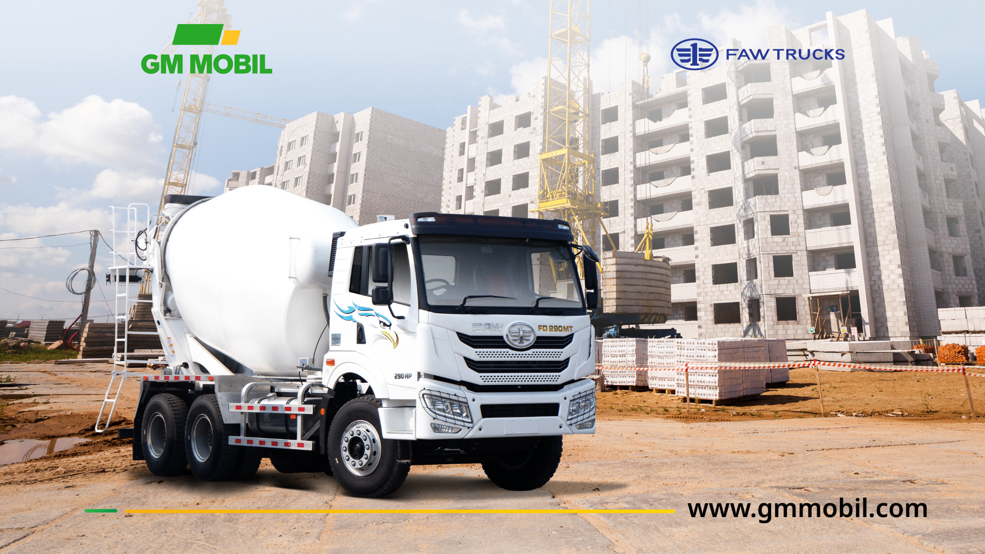 FD290MT: Ahlinya Truk Molen untuk Proyek Konstruksi Modern