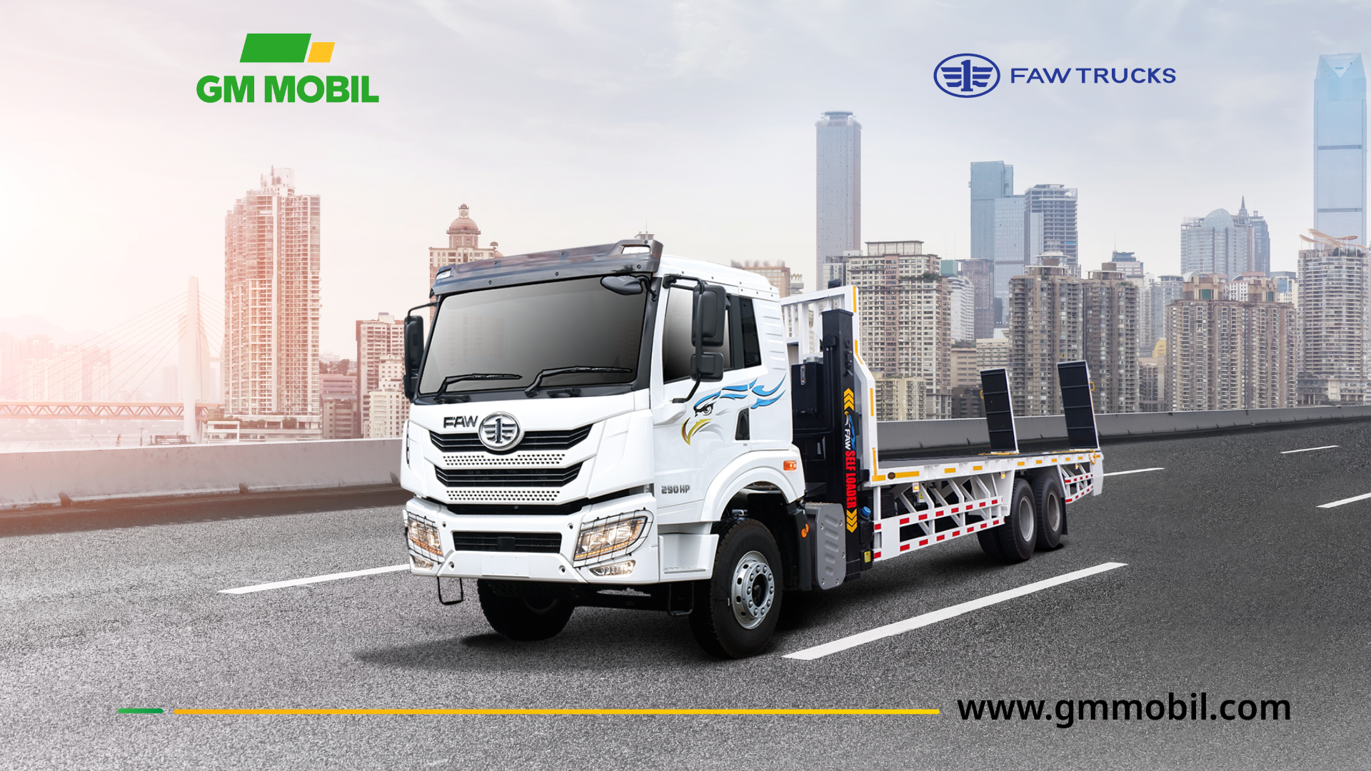 Cargo Truck FD290SL Solusi Angkut Alat Berat