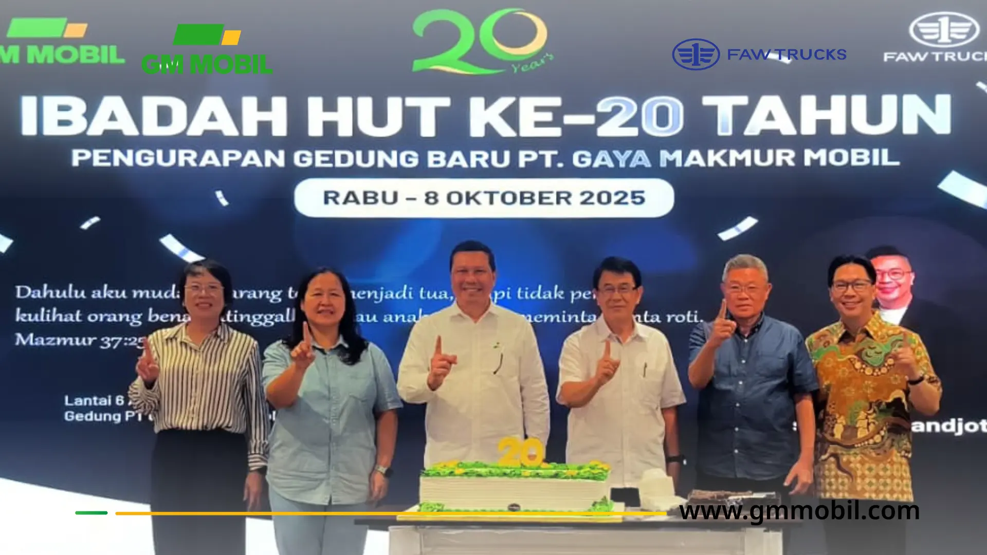 20 Tahun GM Mobil Berkiprah di Indonesia Sebagai Jual Truk FAW
