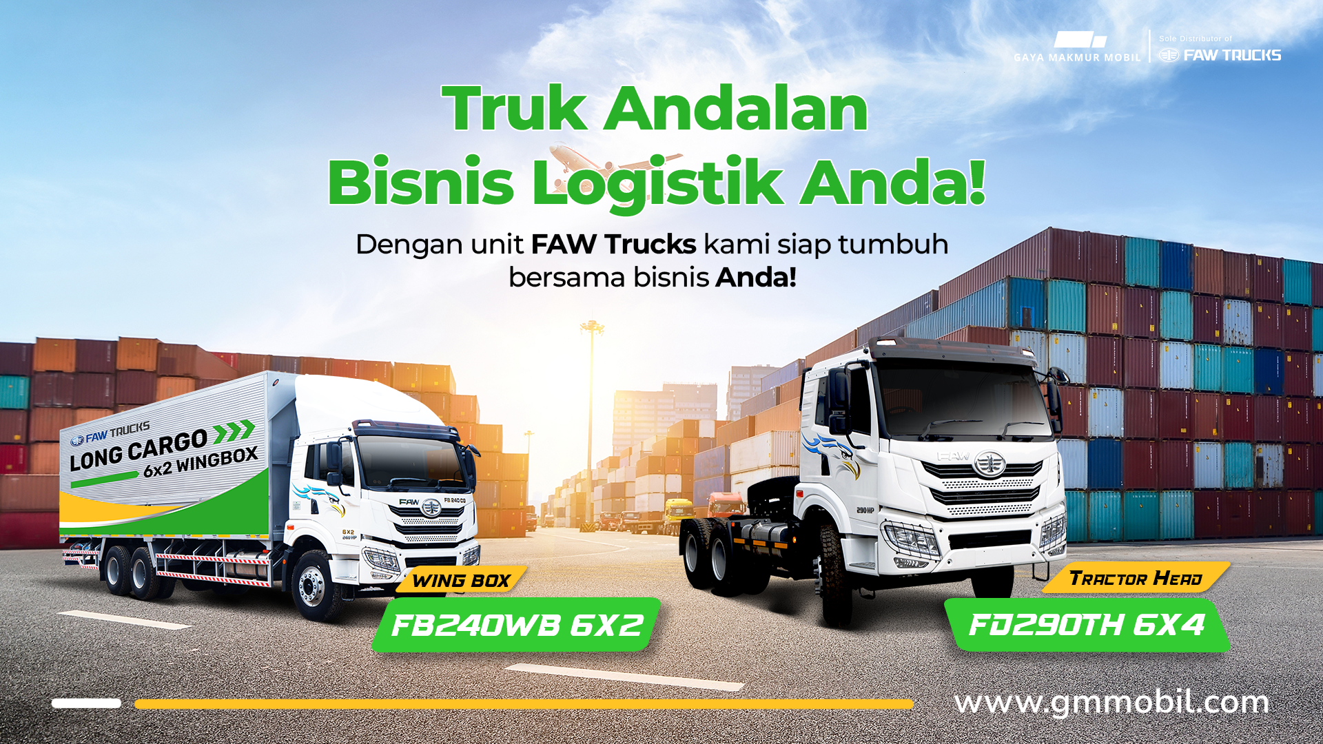 Dua Truk Besar FAW untuk Sektor Logistik Anda