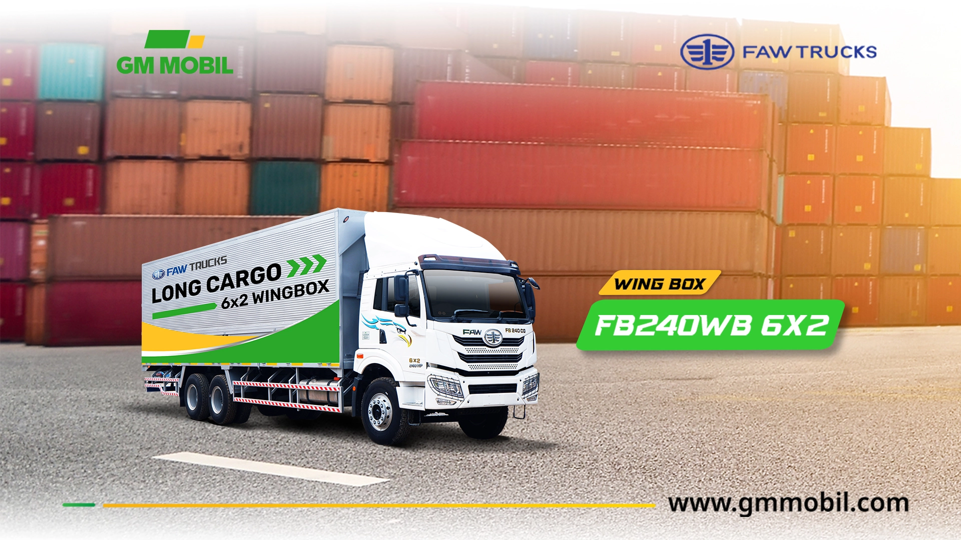 Cargo Truck FB240CG 6x2 Solusi Multifungsi