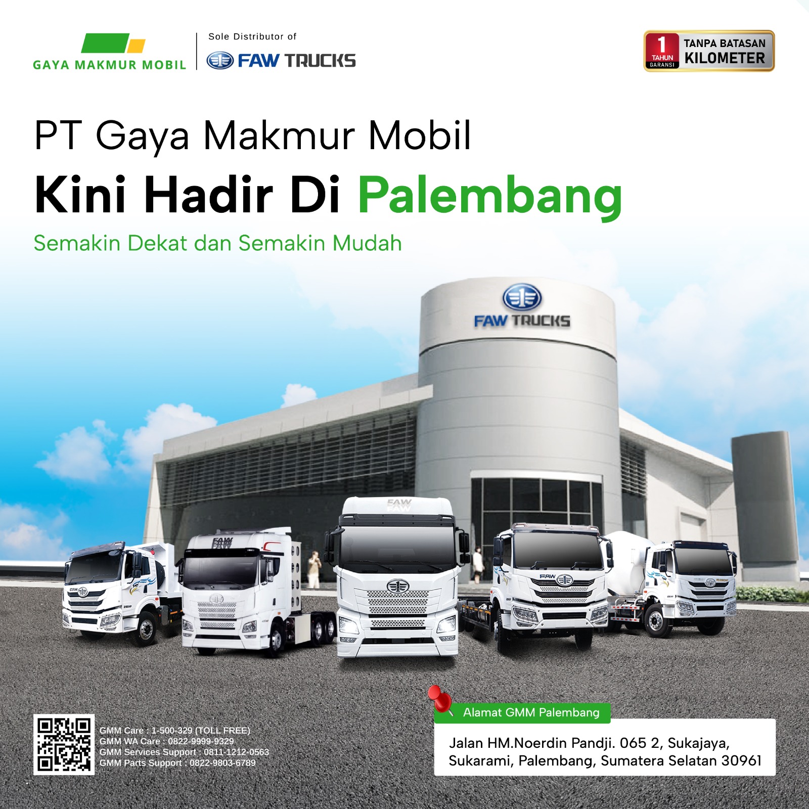 PT Gaya Makmur Mobil Resmikan Cabang Palembang