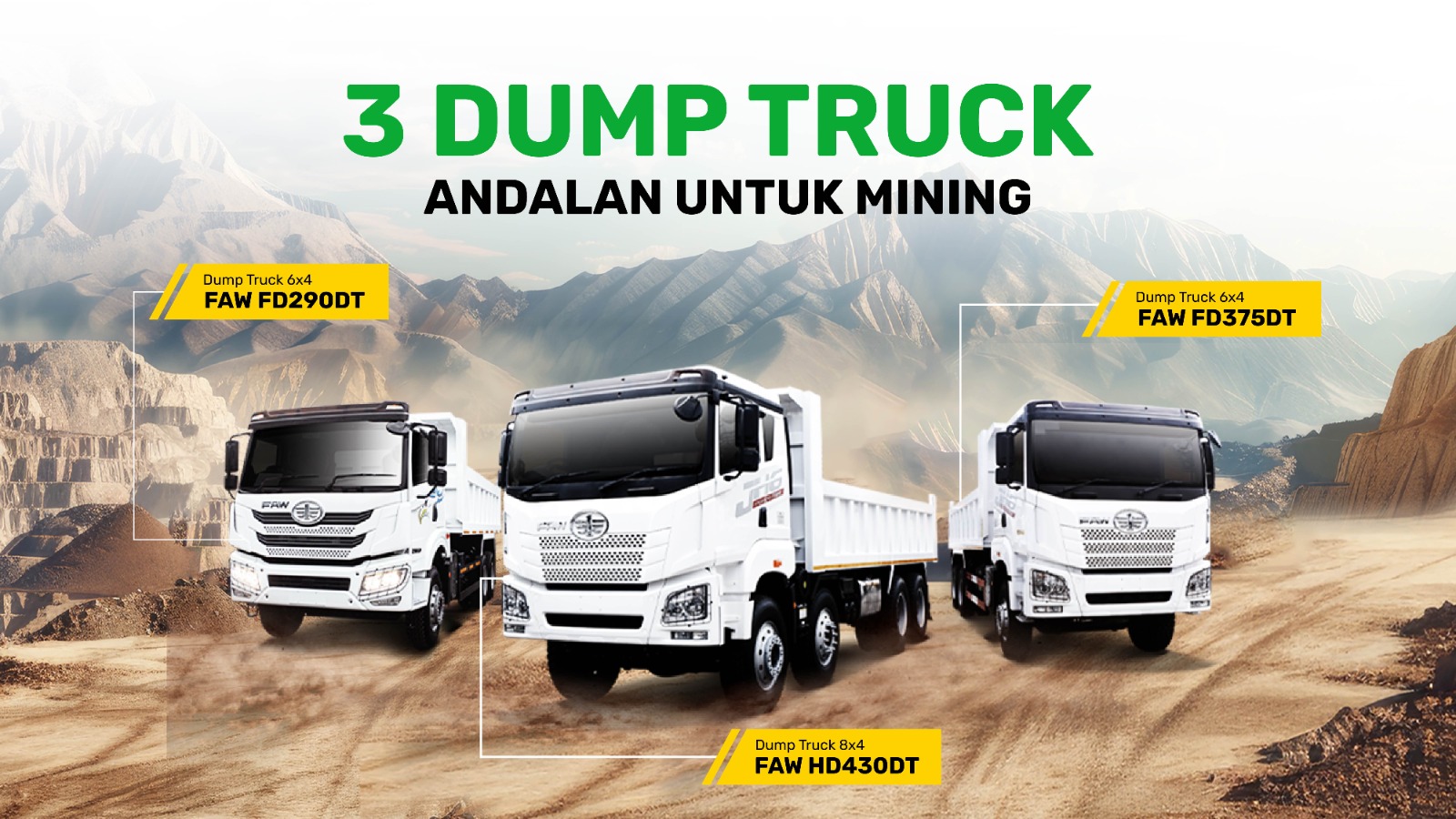 3 Dump Truck Tangguh untuk Mining