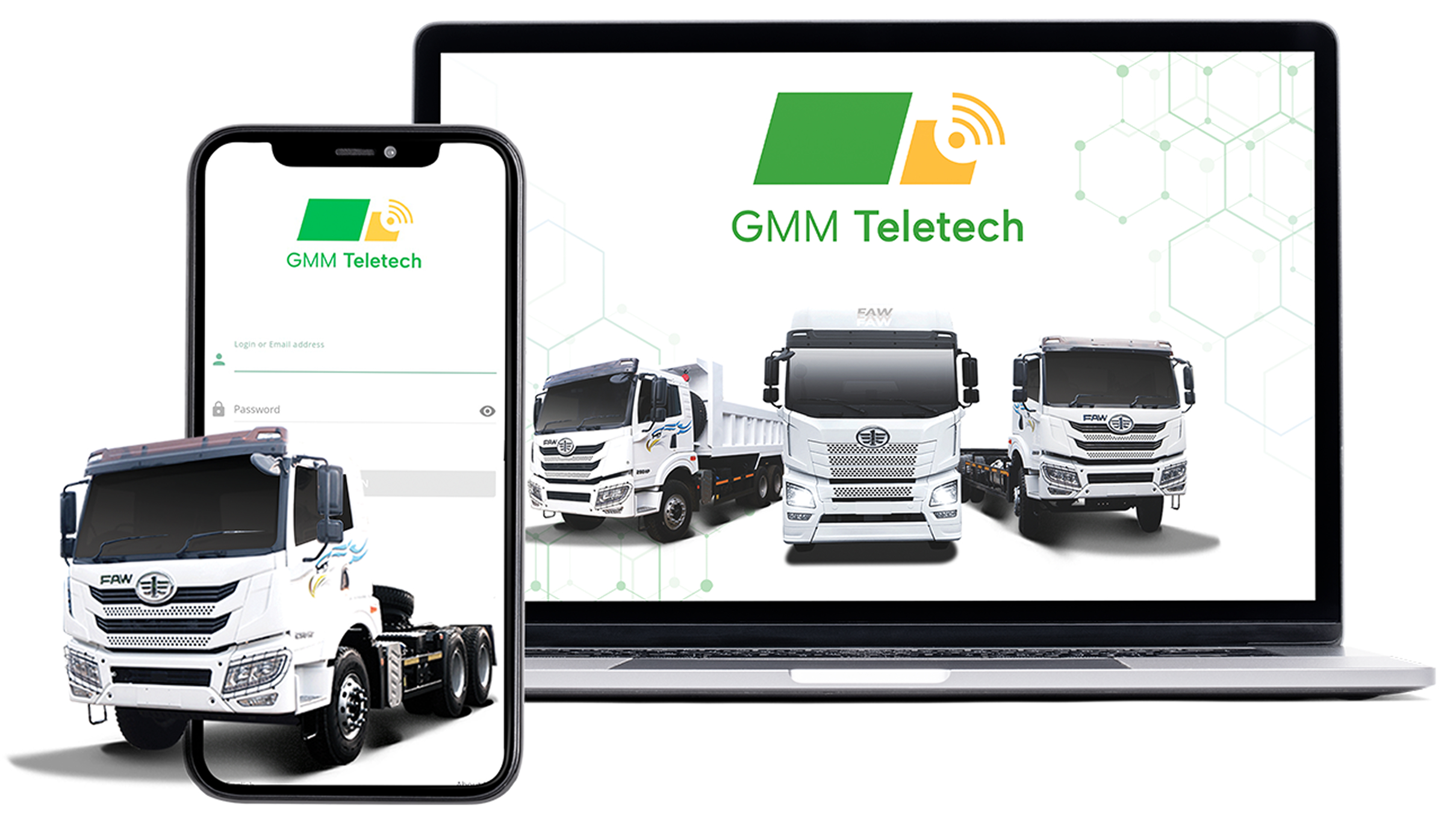 Pantau Kapan pun & Dimana pun FAW Trucks Kalian Berada!